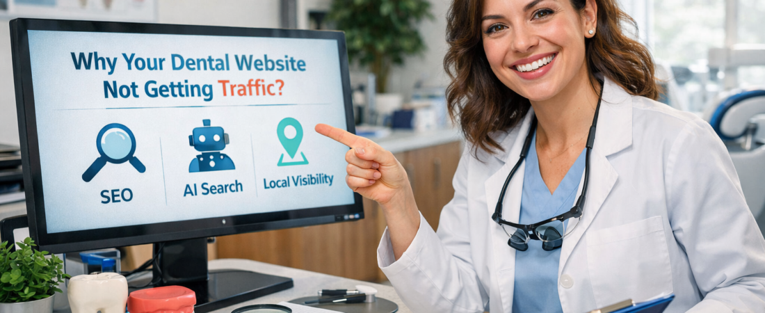 Why Your Dental Website Is Not Getting Traffic (And How to Fix It Fast)